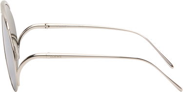 Slnečné okuliare Loewe Hillock Sunglasses Metalická | LW40180UW6116C 192337239175, 2