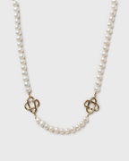 Pearl Logo Necklace