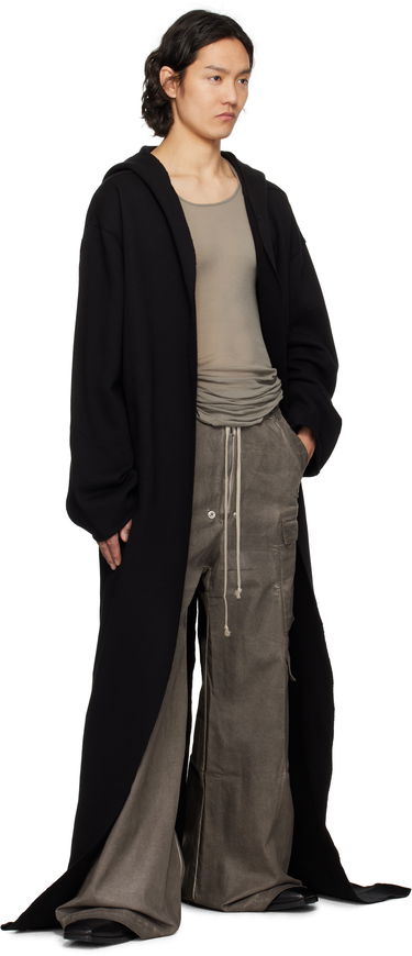 Sveter Rick Owens Rick Owens DRKSHDW Hollywood Dragging Hoodie Čierna | DU01E3277 F, 3