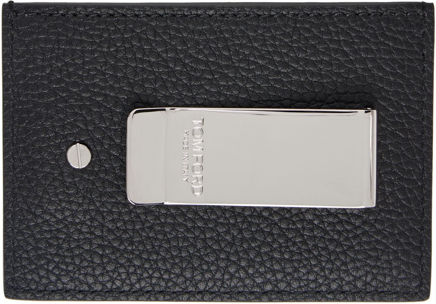 Peňaženka Tom Ford Leather Money Clip Card Holder Čierna | Y0341-LCL158S, 1
