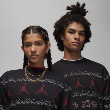 Mikina Jordan Holiday Sweatshirt Čierna | FD7463-010, 2