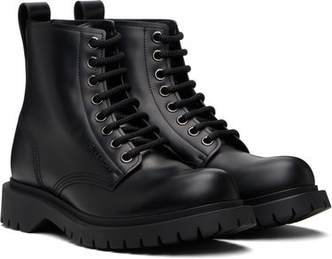 Tenisky a topánky Givenchy Givenchy Chunky-Sole Lace-Up Boots Čierna | BH604VH1WC001, 3