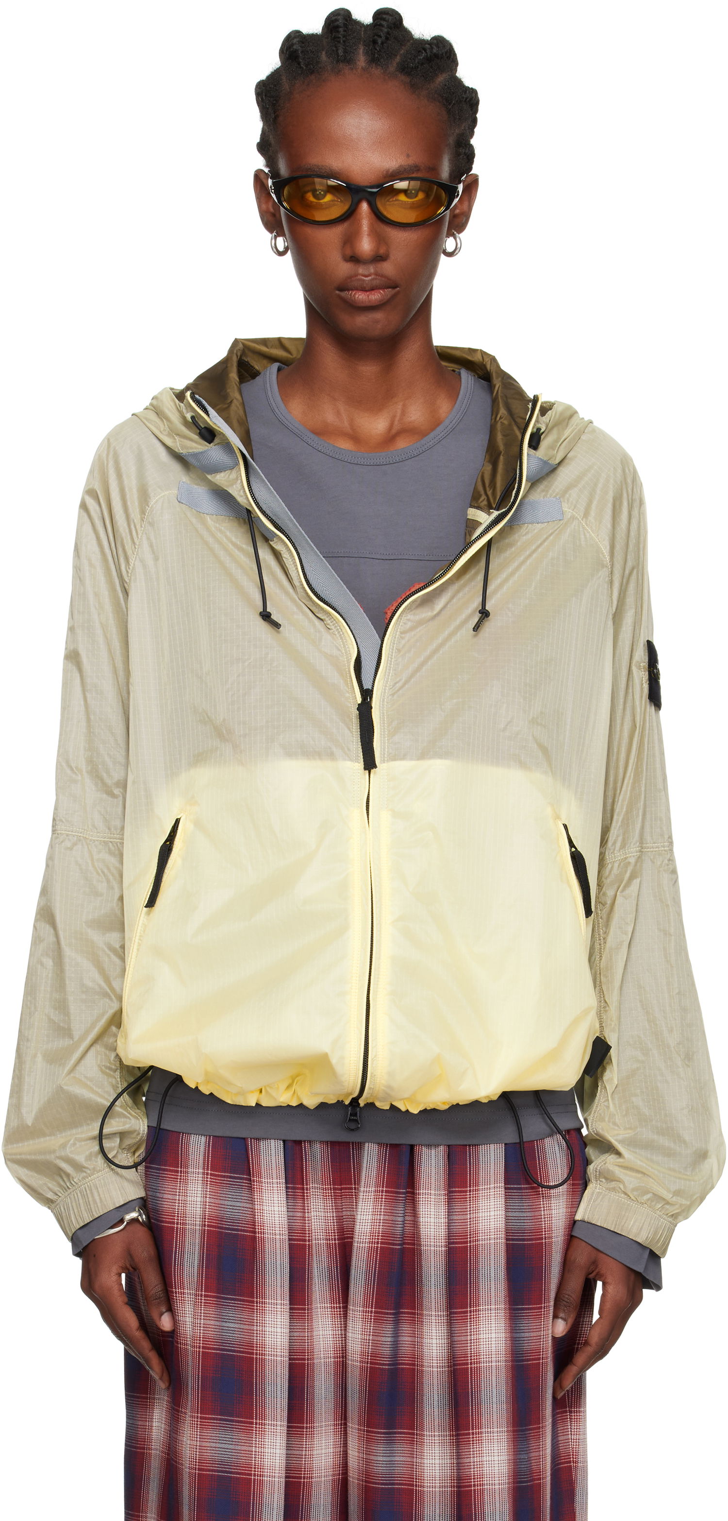 Bunda Stone Island Stone Island Ripstop Light HT Nylon Jacket Žltá | K2S15 Q100008 S0163, 0