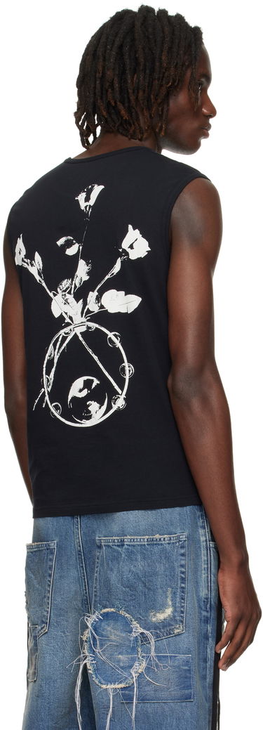 Tielko Ann Demeulemeester Ann Demeulemeester Ysewijn 'Eternal Roses' Tank Top Čierna | B0012882-FA206-099, 2