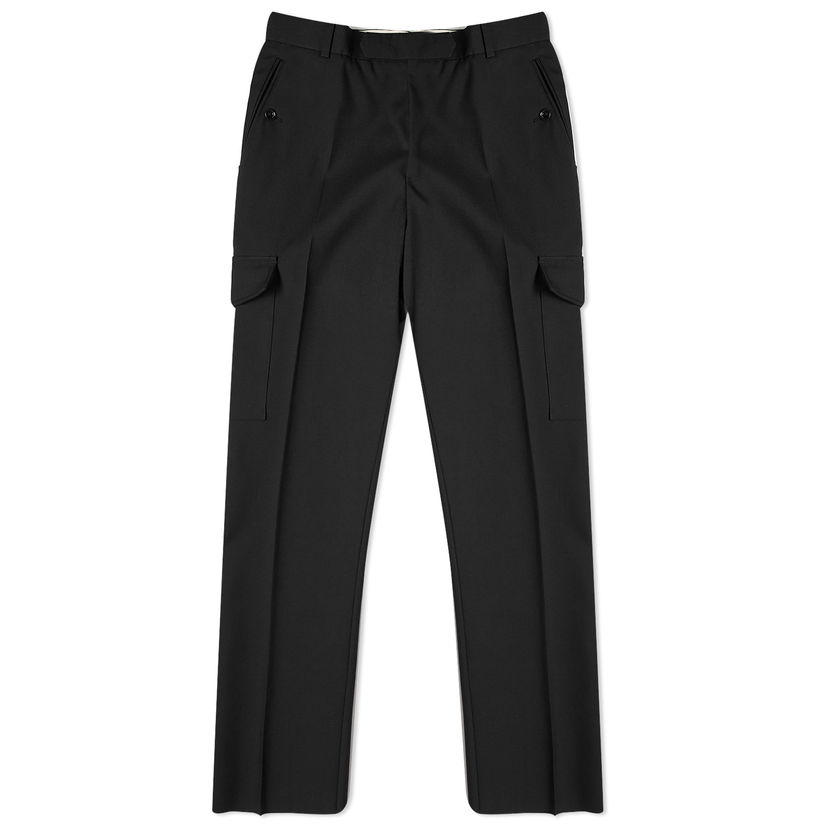 Nohavice Alexander McQueen Military Cigarette Trousers Čierna | 774166QUAAC-1000