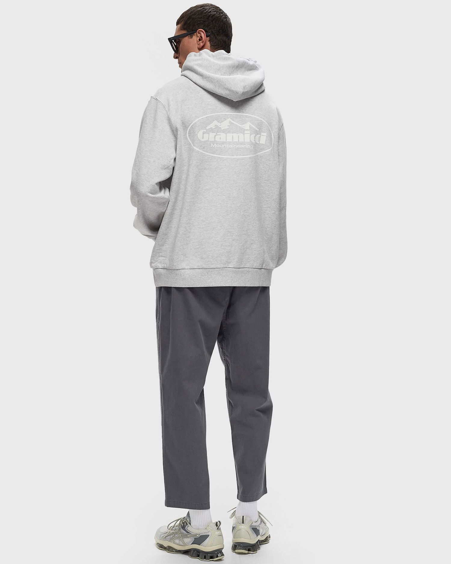 Mikina GRAMICCI Mountaineering Hooded Sweatshirt Šedá | G4FU-J111-GREY-HEATHER, 1