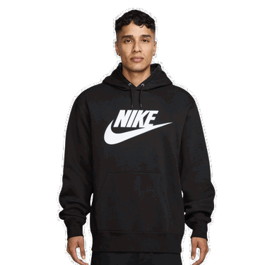 Mikina Nike Club Graphic Hoodie Čierna | FN3868-010, 0