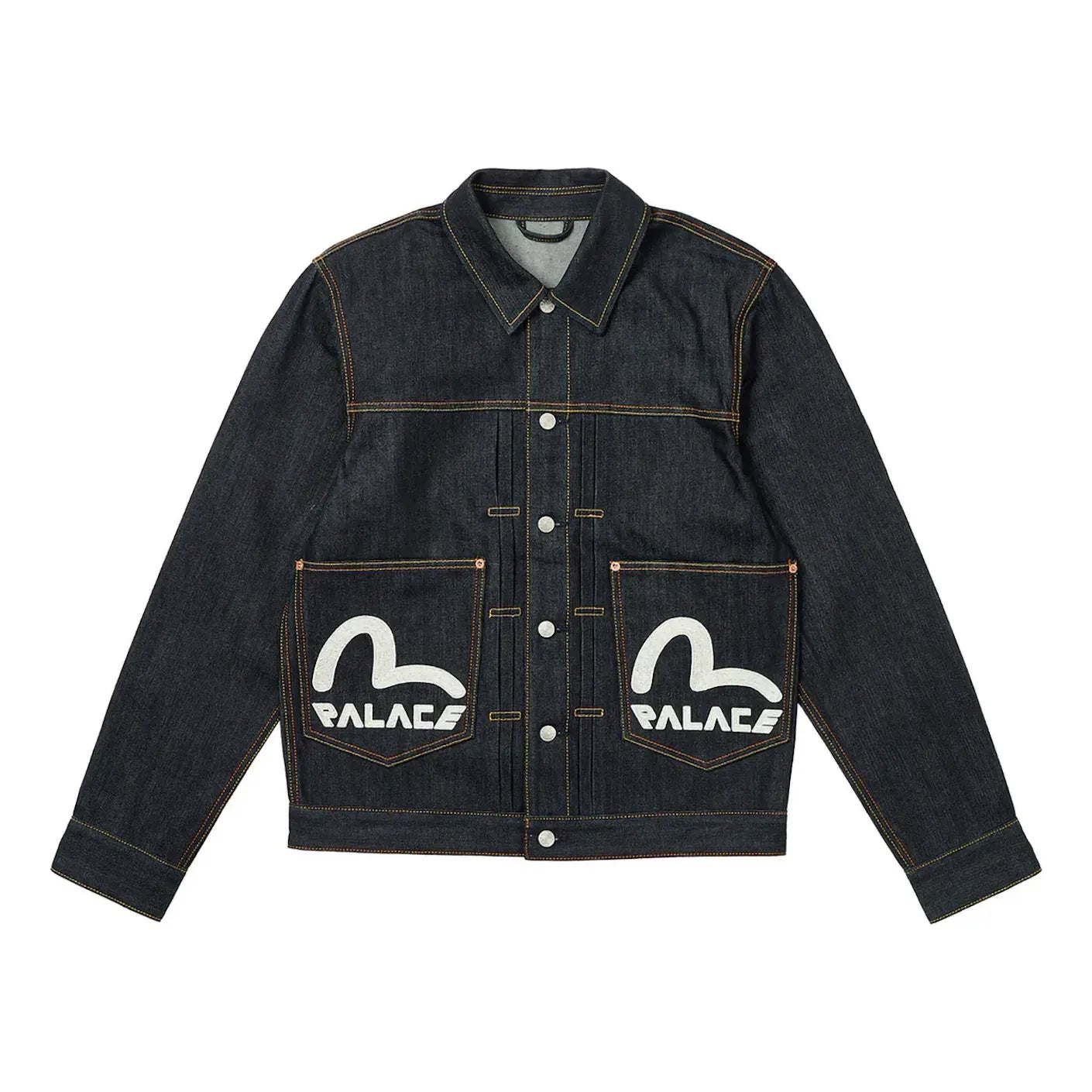 Bunda Palace Palace x Evisu Dice Denim Jacket Modrá | 2ESPAM4DJ1147XXDNINDX, 0