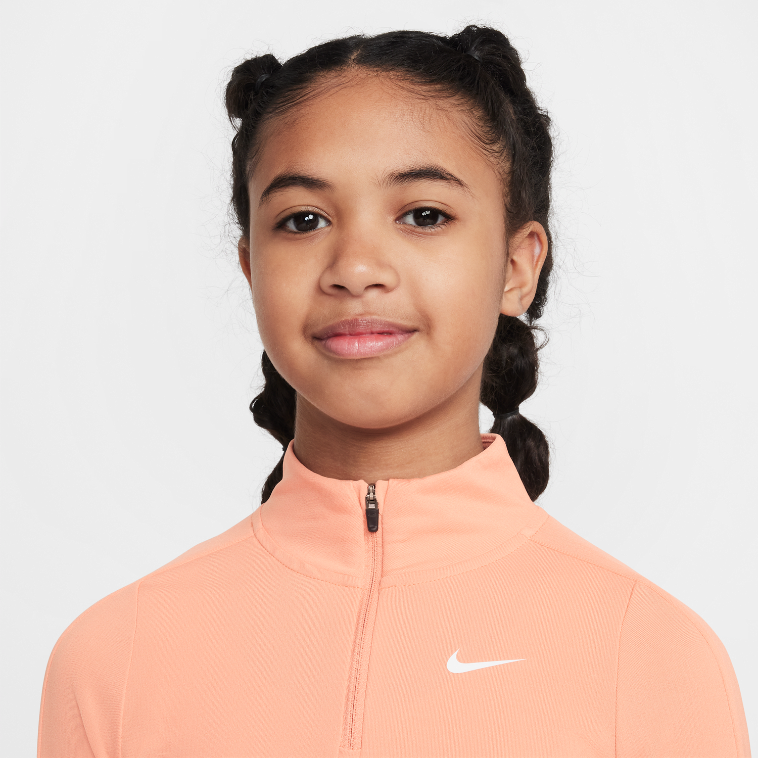 Sveter Nike Dri-FIT Long Sleeve 1/4 Zip Top Oranžová | FD2853-844, 1