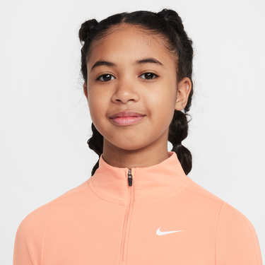 Sveter Nike Dri-FIT Long Sleeve 1/4 Zip Top Oranžová | FD2853-844, 1
