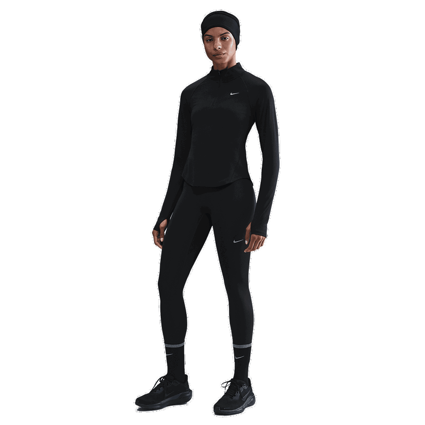 Tričko Nike Tempo DF HZ Long-Sleeved Running Top Čierna | HV2842-010