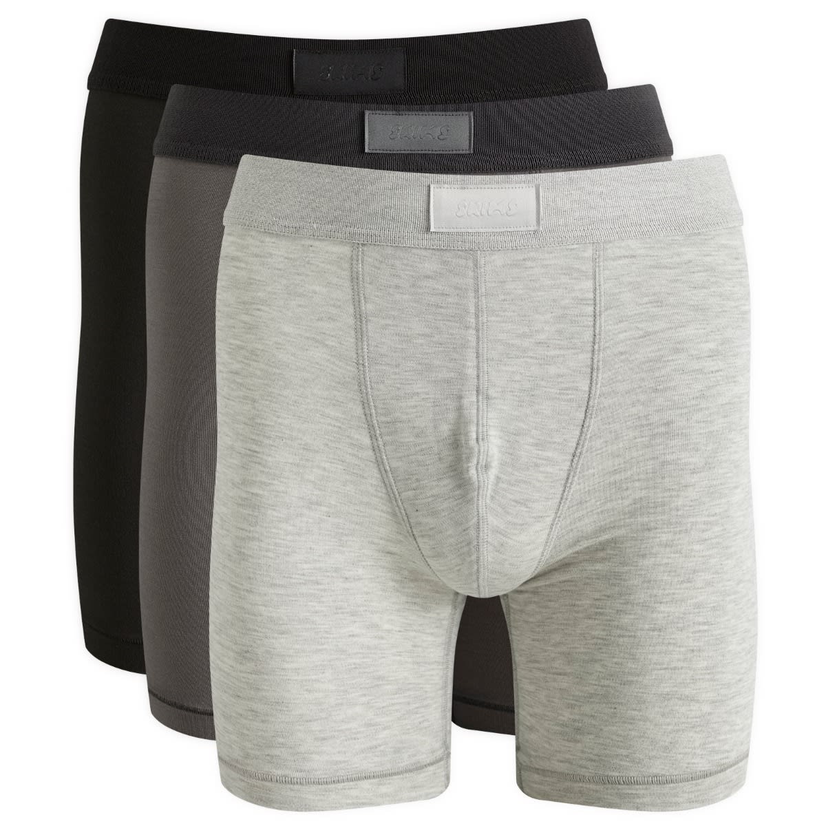 Boxerky SKIMS 5" Cotton Boxer Brief - 3 Pack Rôznofarebný | BO-BBR-5635M-HM, 0