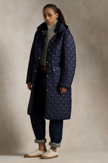 Prešívaná bunda Polo by Ralph Lauren Navy Blue Quilted Winter Coat Navy | 211941002, 0