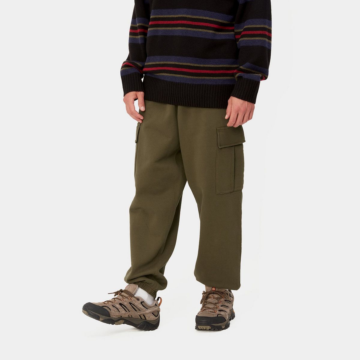 Nohavice Carhartt WIP Cargo Sweat Pant "Highland" Hnedá | I032335_1NP_XX, 1