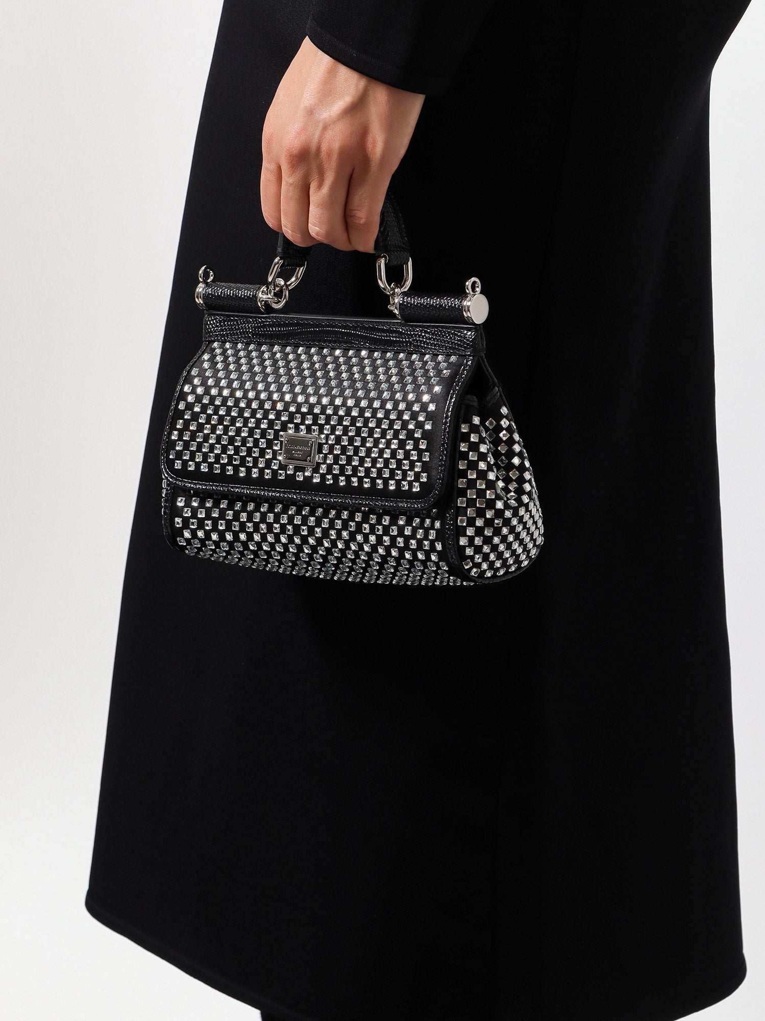 Kabelka Dolce & Gabbana Handbag With Crystals Čierna | BB7116AP6028S488, 1