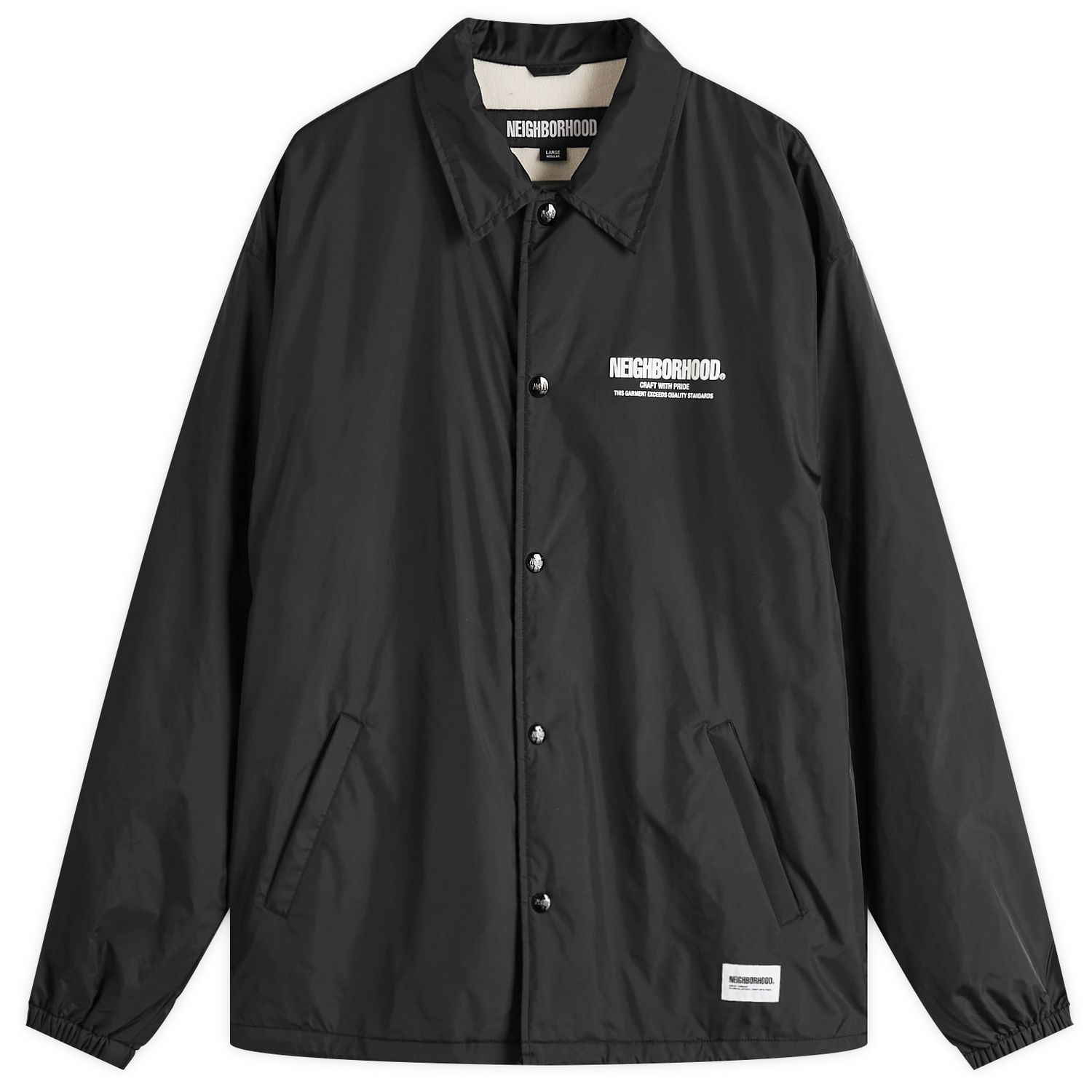 Vetrovka Neighborhood Windbreaker Jacket-1 by Neighborhood Čierna | 251TSNH-JKM01-BLK, 1