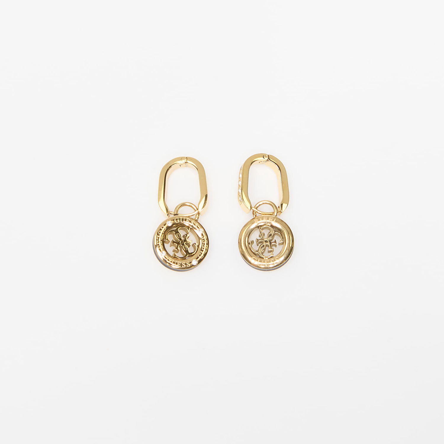 Náušnice GUESS 4G Loop Universal Earrings Žltá | JUBE02286JWYGBK-GOLD, 1