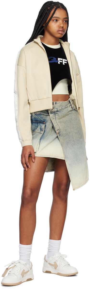 Vesta Off-White Off-White Exact Opp Cutout Vest Čierna | OMEU005S23FAB0011001, 3