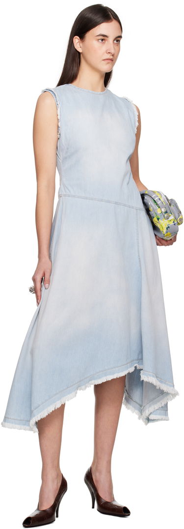 Šaty Acne Studios Acne Studios Sleeveless Midi Dress Modrá | A20806-, 3