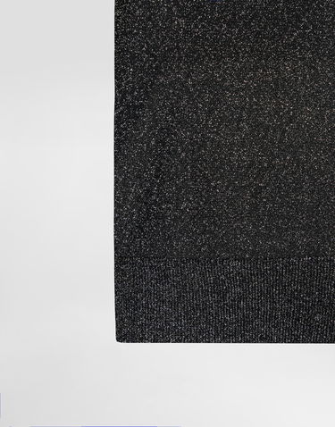 Tielko Dolce & Gabbana Dolce & Gabbana Metallic Viscose Tank Top Čierna | FXT74TJGMCES8001, 3