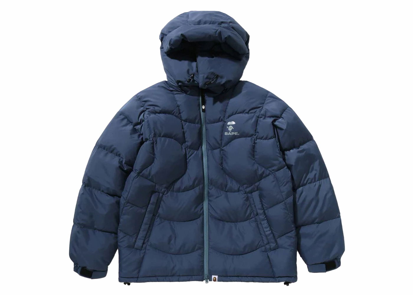 Bunda BAPE BAPE Stitching Down Jacket Blue Modrá | 1J80-144-005, 0