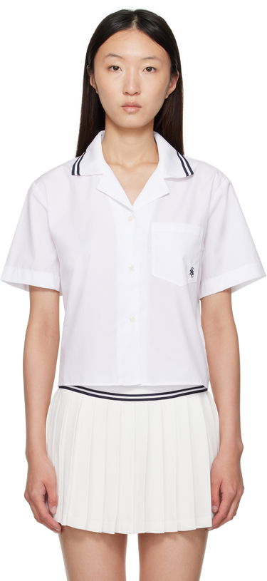 Košeľa Sporty & Rich Sporty & Rich 'SRC' Sailor Cropped Shirt Biela | SI023602302WH01, 0