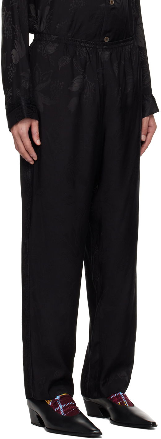 Floral Jacquard Lounge Trousers