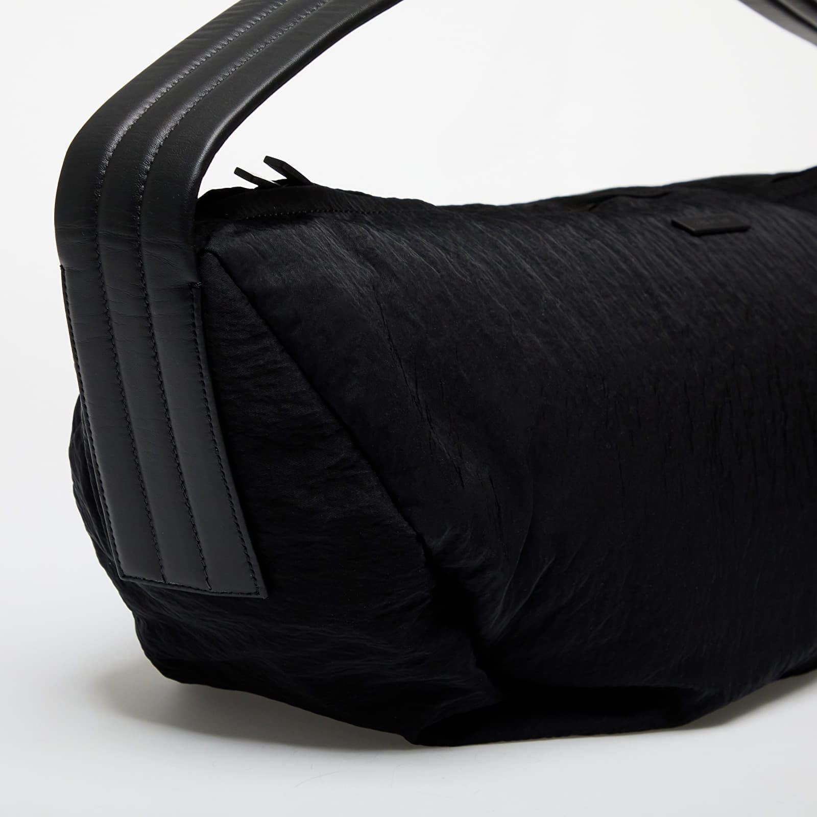 Black Tech Nylon Shell Bag