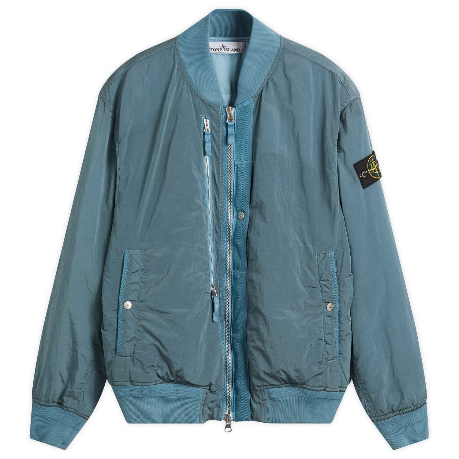 Bomber bunda Stone Island Nylon Metal EcoNyl PrimaLoft Bomber Jacket Tyrkysová | K2S154100038-V002B, 0