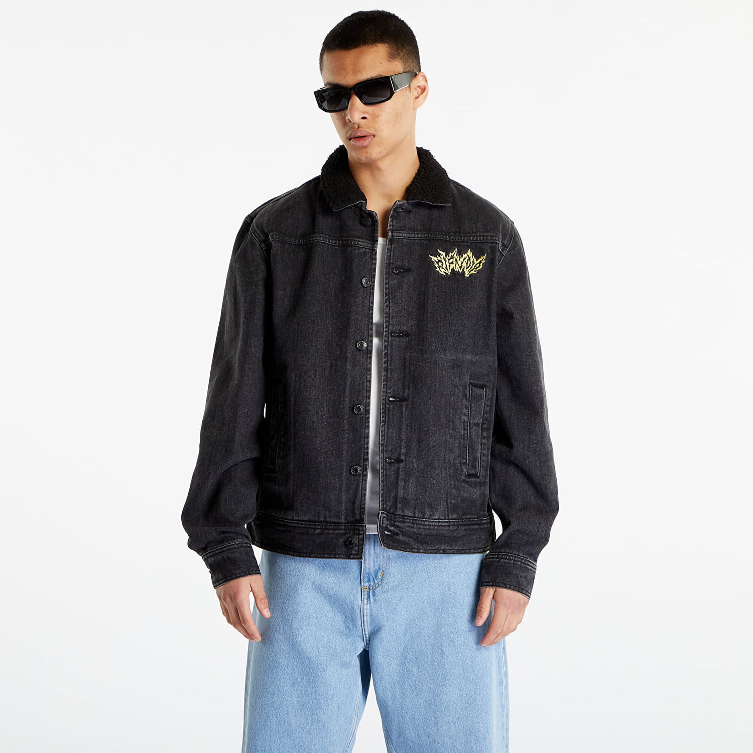 Bunda RIPNDIP RIPNLIT Denim Jacket Čierna | RND9901, 0