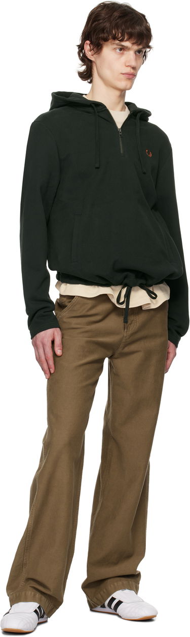 Mikina Fred Perry Fred Perry Smock Hoodie Zelené | M8619, 4