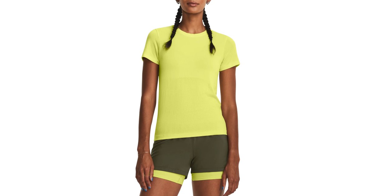 Tričko Under Armour Seamless Stride SS Žltá | 1375698-743, 1