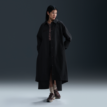 Pláštenka Nike Nike Sportswear Collection Loose Fit Twill Trench Coat Čierna | HF9412-010, 2