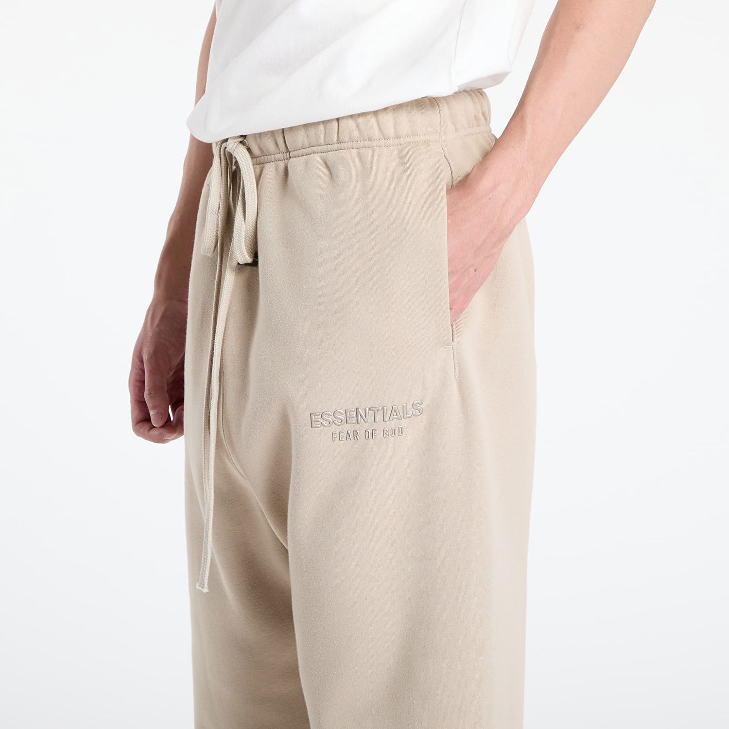 Tepláky Fear of God Fear of God Essentials Relaxed Fleece Sweatpant Béžová | 130SP258221F-198, 1