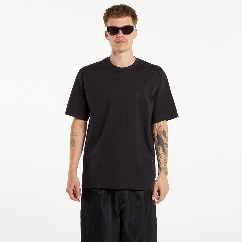 Tričko Y-3 Regular Short Sleeve Tee Black Čierna | IW0066