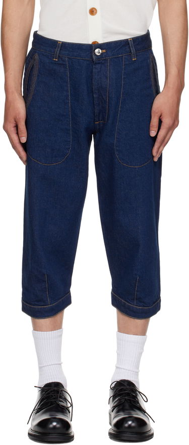 Džínsy Vivienne Westwood Vivienne Westwood Casa Breeches Jeans Modrá | 3902000Z-W0162-, 0