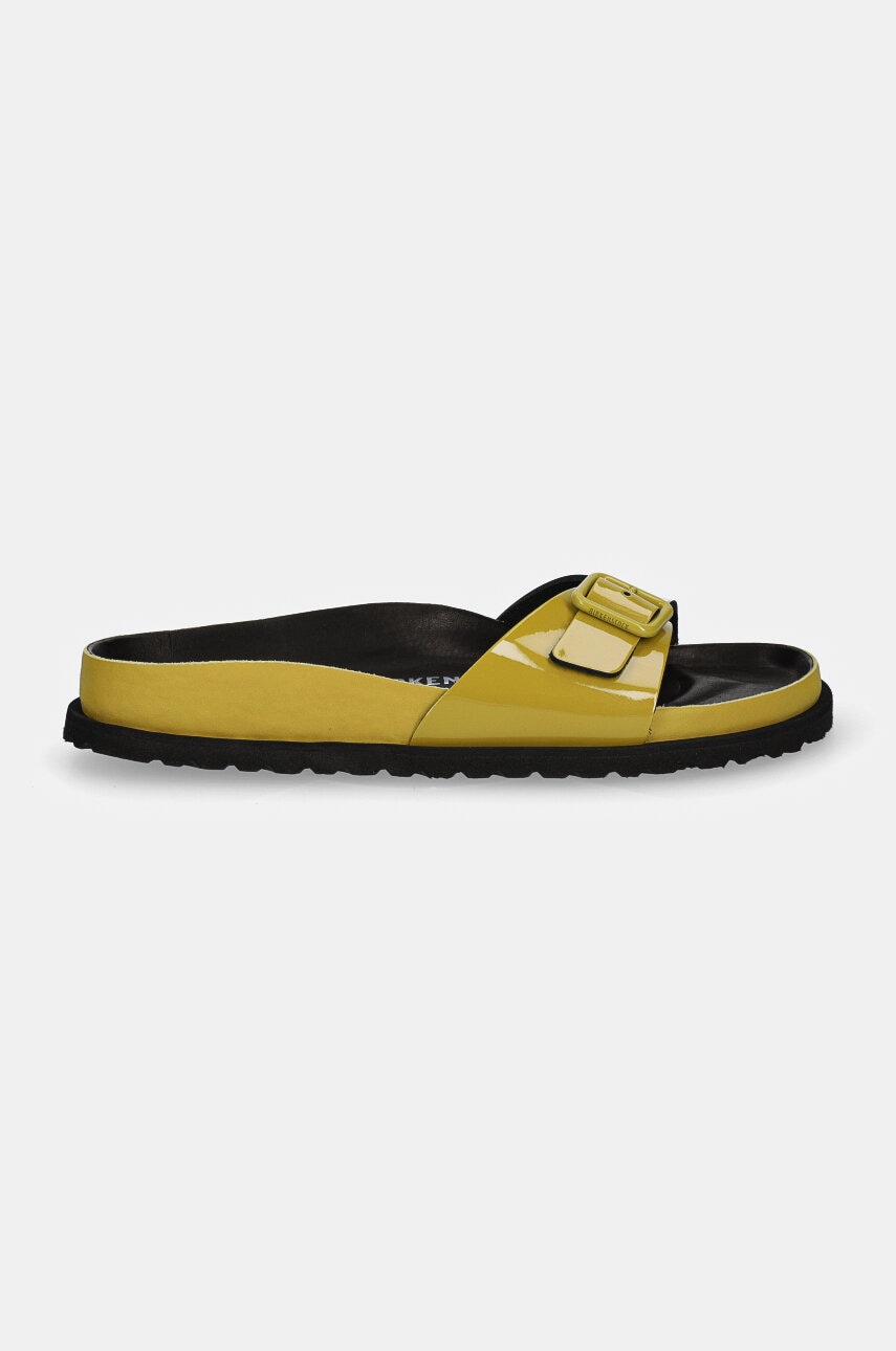 Tenisky a topánky Birkenstock Birkenstock 1774 Madrid Shiny Patent Leather Slides Žltá | 1028698, 1
