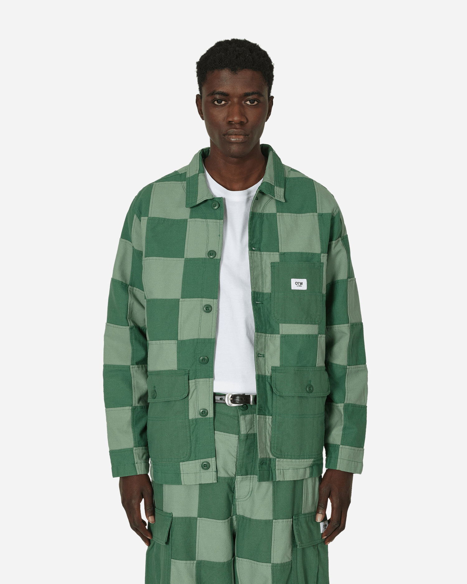 Mikina Vans Patchwork Drill Chore Coat Myrtle Zelené | VN000GBSV1D1, 0