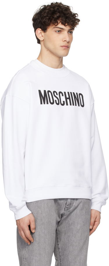 Mikina Moschino Moschino Institutional Sweatshirt Biela | 251ZZA170402281001, 1