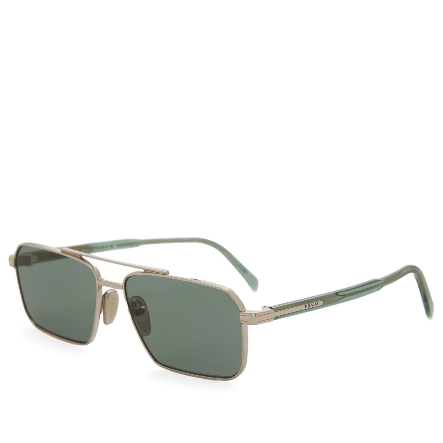 Slnečné okuliare Prada Square Sunglasses Zelené | 0PR-A57S-58-1BC10G, 0
