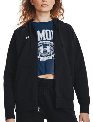 Mikina Under Armour UA Rival Fleece FZ Čierna | 1379497-001, 0
