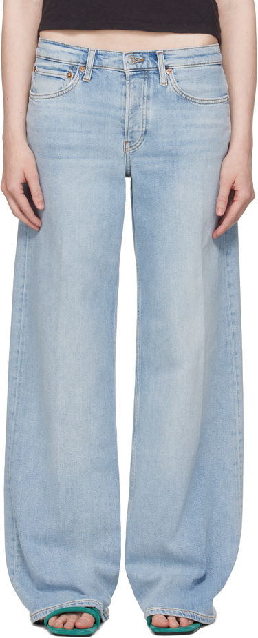Džínsy RE/DONE Re/Done Comfort Mid Rise Wide Leg Jeans Modrá | 190-03WMRWDLG, 0