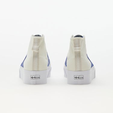 Tenisky a topánky adidas Originals Nizza Platform Mid W Off White/ Blue Fusion/ Cloud White Biela | FZ6189, 3