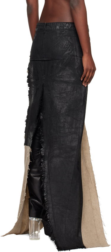 Sukňa Rick Owens Concordians Sliced Denim Maxi Skirt Rôznofarebný | RO02E4393 BMC921, 2
