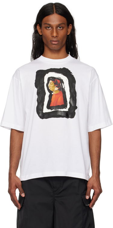 Tričko Marni Marni Dante Print Cotton T-Shirt Biela | HUMU0223NP USCX68, 0