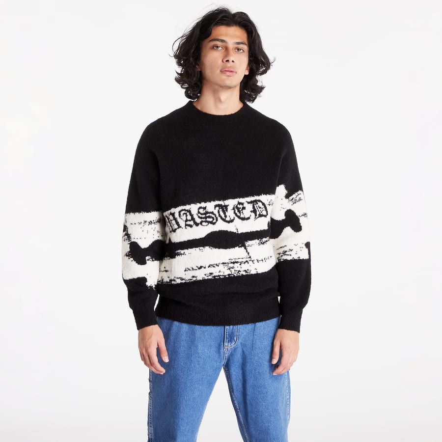 Sveter Wasted Paris Razor Pilled Sweater Čierna | WP_000014, 0