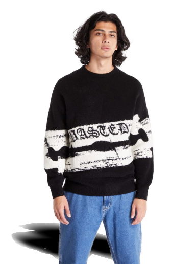 Sveter Wasted Paris Razor Pilled Sweater Čierna | WP_000014