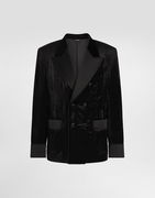 Double-breasted Velvet Jacket