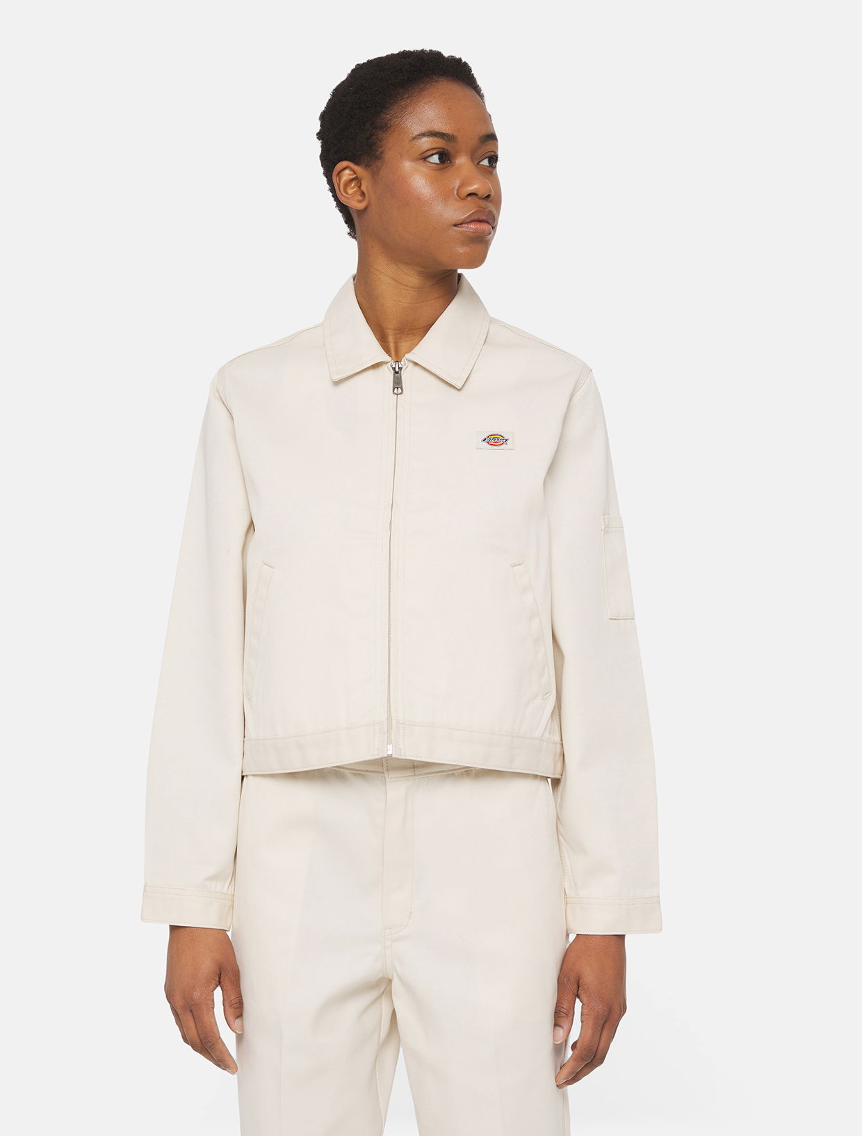 Bunda Dickies Unlined Eisenhower Cropped Jacket Šedá | 0A4YQY, 0