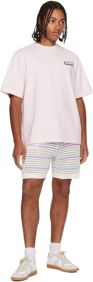 Tričko Casablanca 'Casa' Racing Oversized Short Sleeve T-shirt Ružová | M-AW25-JTS-044-01, 3